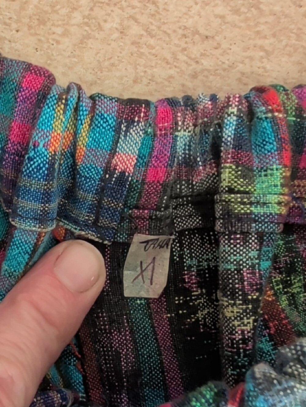 Made In Guatemala! Drawstring -handmade- Pants - Picture 4 of 7